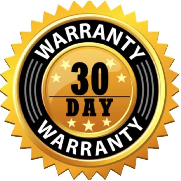 30 Day Warranty