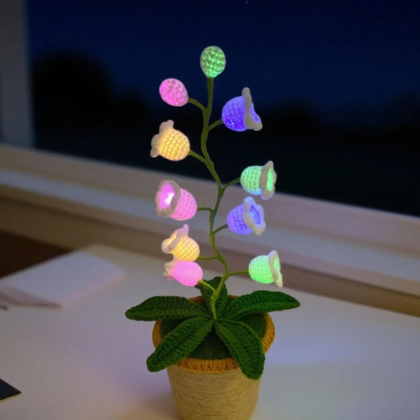 Handmade Crochet Glow Flower